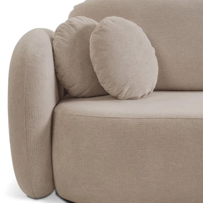 Schlafsofa mit Stauraum COBOURG 1 – beige, linke Ecke