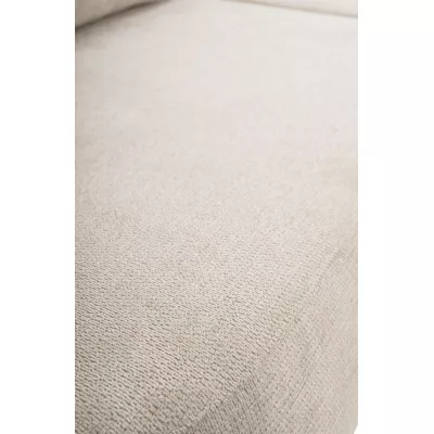 Schlafsofa mit Stauraum COBOURG 1 – beige/rosa, linke Ecke