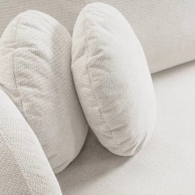 Schlafsofa mit Stauraum COBOURG 1 – weiß, rechte Ecke