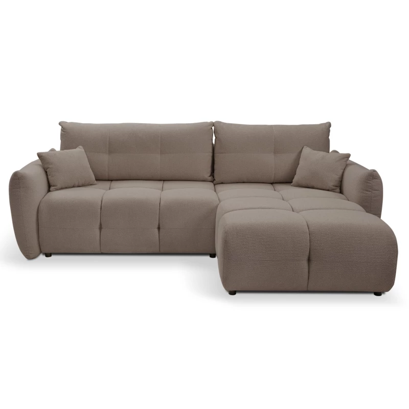 Eckschlafsofa CANMORE - Mokka