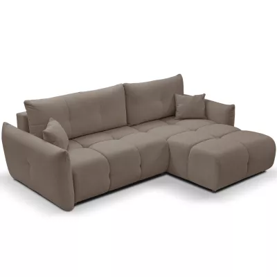 Eckschlafsofa CANMORE - Mokka