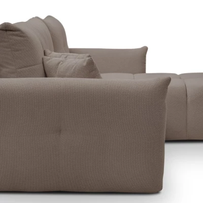 Eckschlafsofa CANMORE - Mokka