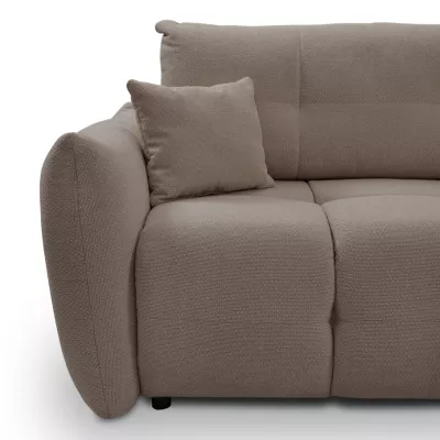 Eckschlafsofa CANMORE - Mokka
