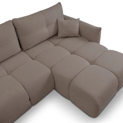 Eckschlafsofa CANMORE - Mokka