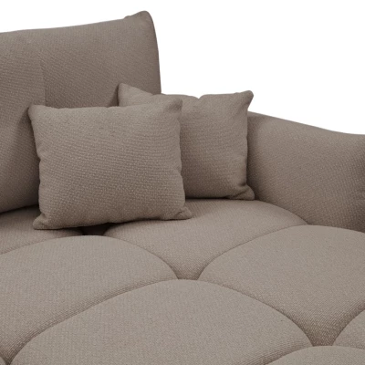 Eckschlafsofa CANMORE - Mokka