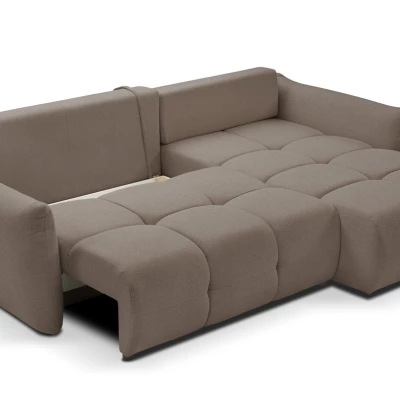 Eckschlafsofa CANMORE - Mokka