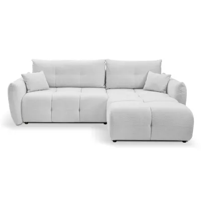 Eckschlafsofa CANMORE – Zementgrau