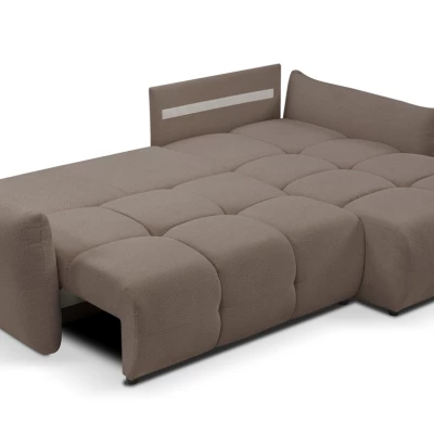 Eckschlafsofa CANMORE - Mokka