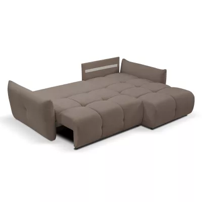 Eckschlafsofa CANMORE - Mokka