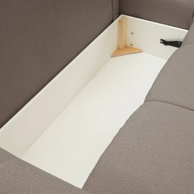 Eckschlafsofa CANMORE - Mokka
