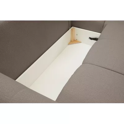Eckschlafsofa CANMORE - Mokka