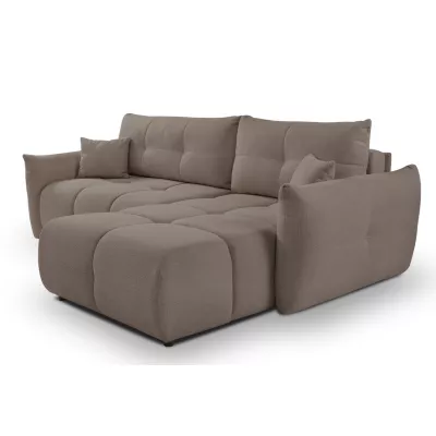 Eckschlafsofa CANMORE - Mokka