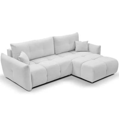 Eckschlafsofa CANMORE – Zementgrau