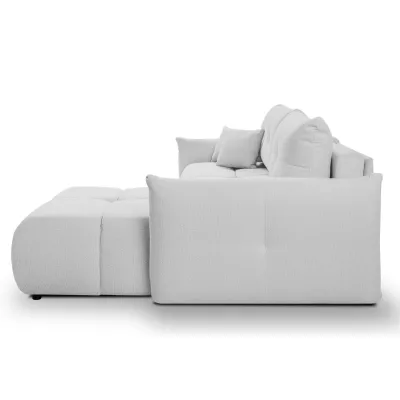 Eckschlafsofa CANMORE – Zementgrau