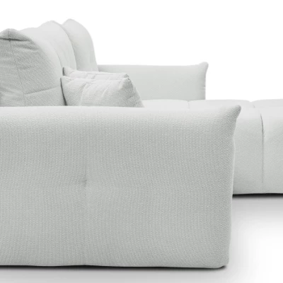 Eckschlafsofa CANMORE – Zementgrau