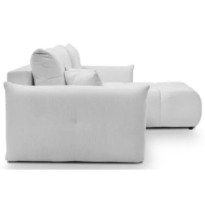 Eckschlafsofa CANMORE – Zementgrau