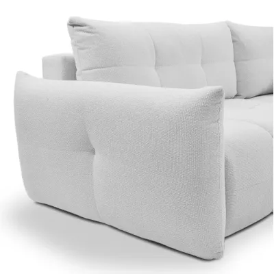 Eckschlafsofa CANMORE – Zementgrau