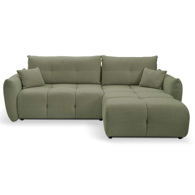 Eckschlafsofa CANMORE - oliv