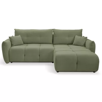Eckschlafsofa CANMORE - oliv