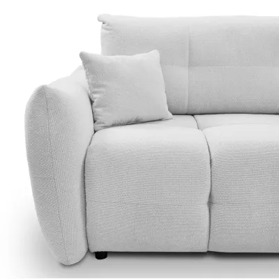 Eckschlafsofa CANMORE – Zementgrau