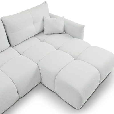 Eckschlafsofa CANMORE – Zementgrau