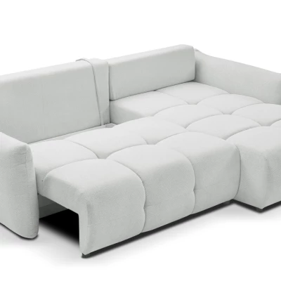 Eckschlafsofa CANMORE – Zementgrau