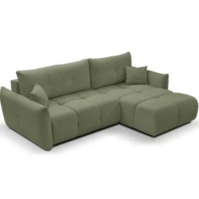 Eckschlafsofa CANMORE - oliv