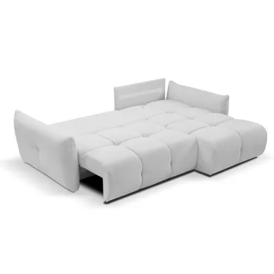 Eckschlafsofa CANMORE – Zementgrau