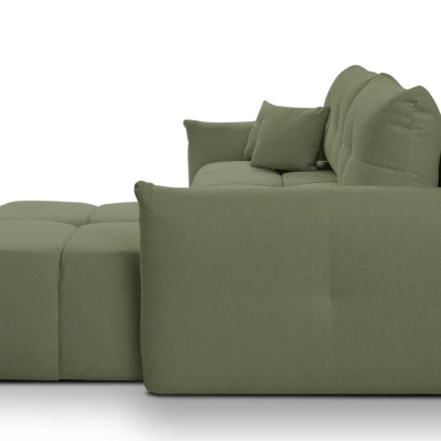Eckschlafsofa CANMORE - oliv