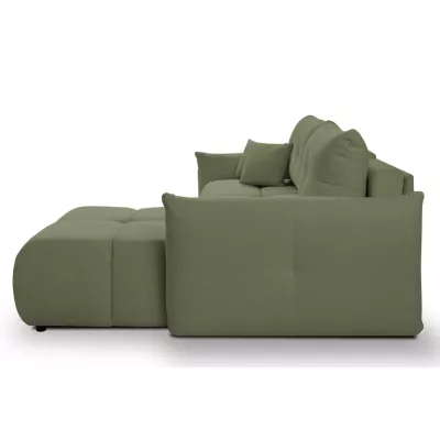 Eckschlafsofa CANMORE - oliv