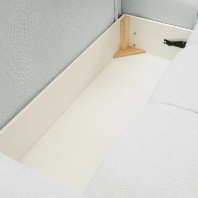 Eckschlafsofa CANMORE – Zementgrau