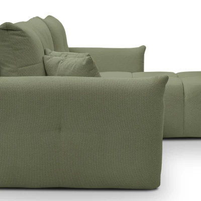 Eckschlafsofa CANMORE - oliv