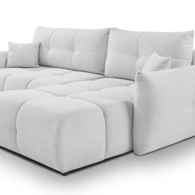 Eckschlafsofa CANMORE – Zementgrau