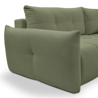 Eckschlafsofa CANMORE - oliv