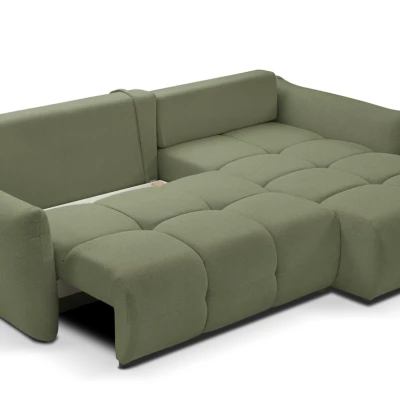 Eckschlafsofa CANMORE - oliv