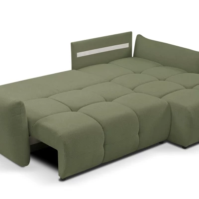 Eckschlafsofa CANMORE - oliv