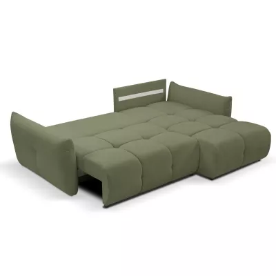 Eckschlafsofa CANMORE - oliv