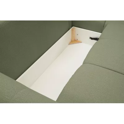 Eckschlafsofa CANMORE - oliv