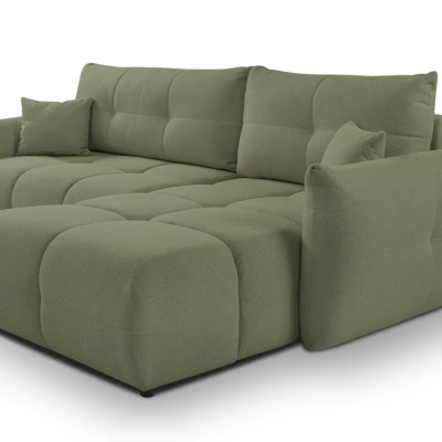 Eckschlafsofa CANMORE - oliv