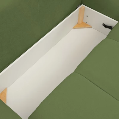 Eckschlafsofa CANMORE - grün