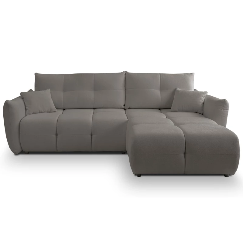 Eckschlafsofa CANMORE - Dunkelgrau