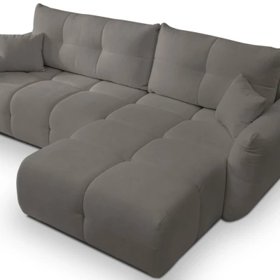 Eckschlafsofa CANMORE - Dunkelgrau