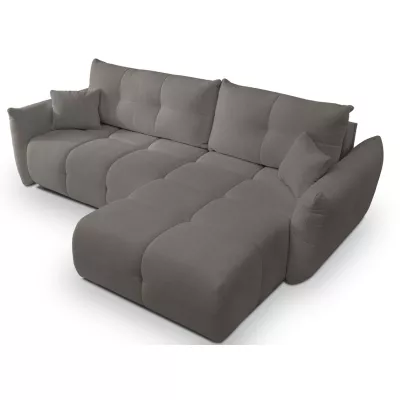 Eckschlafsofa CANMORE - Dunkelgrau