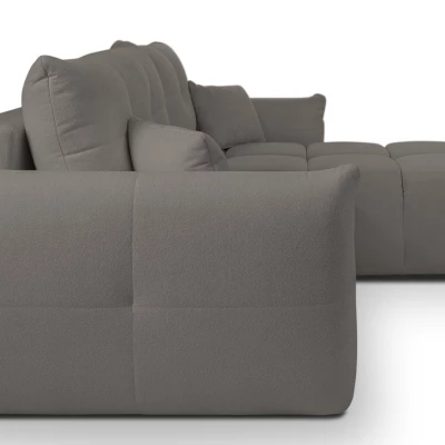 Eckschlafsofa CANMORE - Dunkelgrau