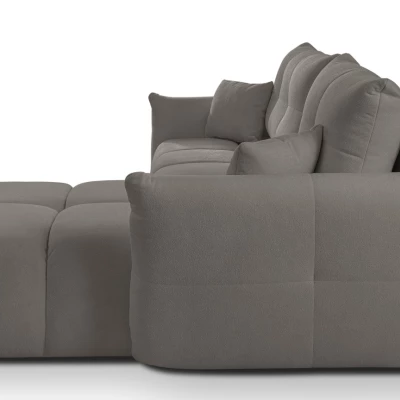 Eckschlafsofa CANMORE - Dunkelgrau