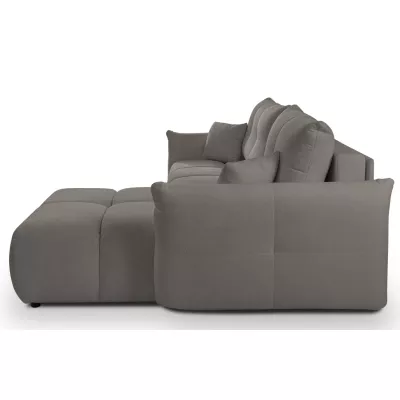Eckschlafsofa CANMORE - Dunkelgrau