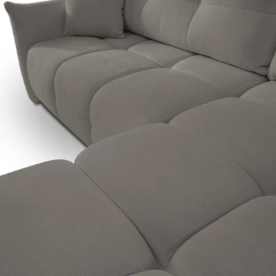 Eckschlafsofa CANMORE - Dunkelgrau