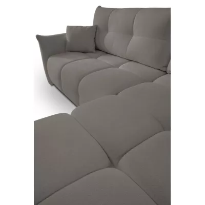 Eckschlafsofa CANMORE - Dunkelgrau