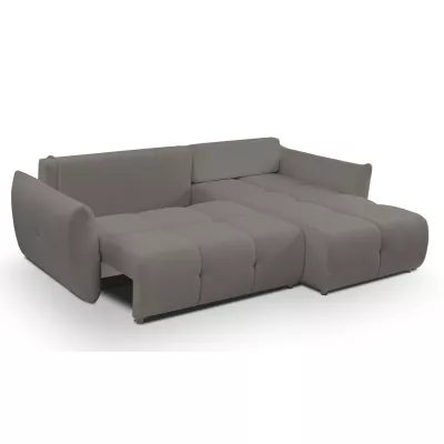 Eckschlafsofa CANMORE - Dunkelgrau