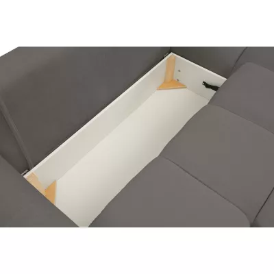 Eckschlafsofa CANMORE - Dunkelgrau
